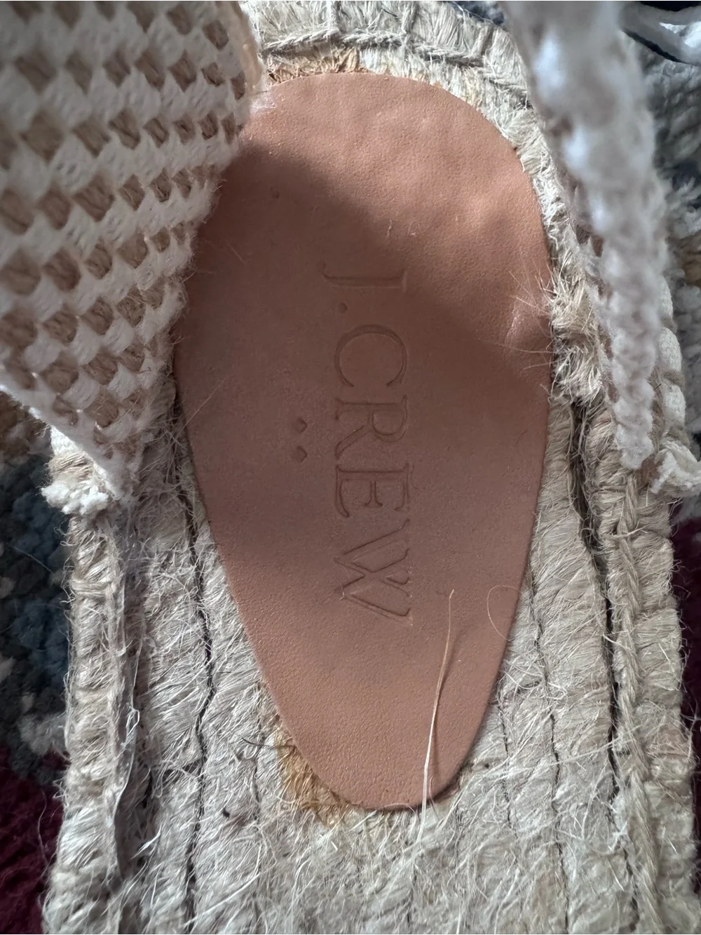 J.Crew espadrilles with ankle wrap size 6.5